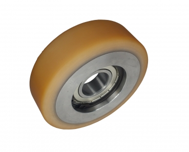 Rolle mit Belag aus Vulkollan